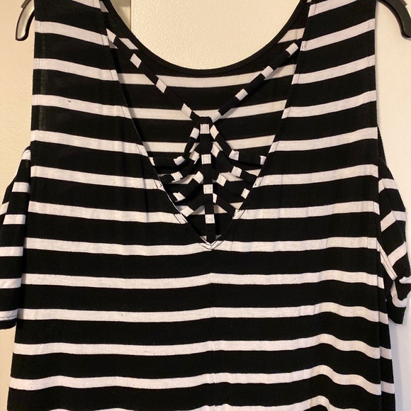 Hi-lo cold shoulder Lane Bryant maxi dress - Picture 4 of 6